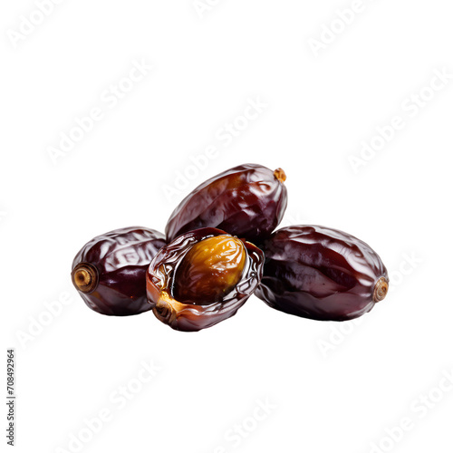 date palm fruit on transparent background