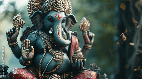Hindu god ganesh © Mishi