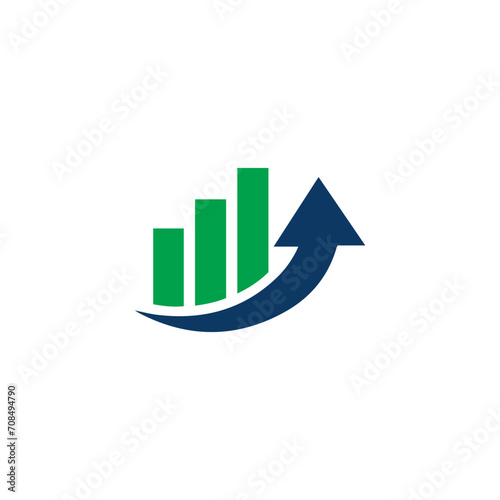 Marketing Academy Unique Minimalist graph Professional Logo Design