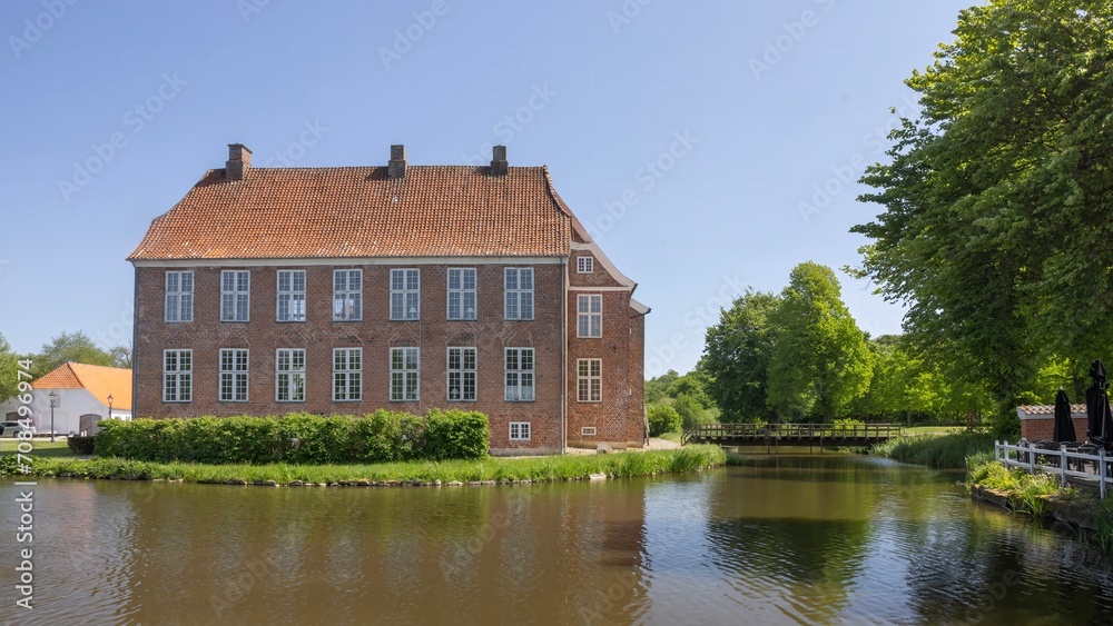 Gram Slot's agriculture is continuously being developed with cattle farms and arable land, where a multitude of different crops are grown such as island wheat.Southern Jutland,Denmark