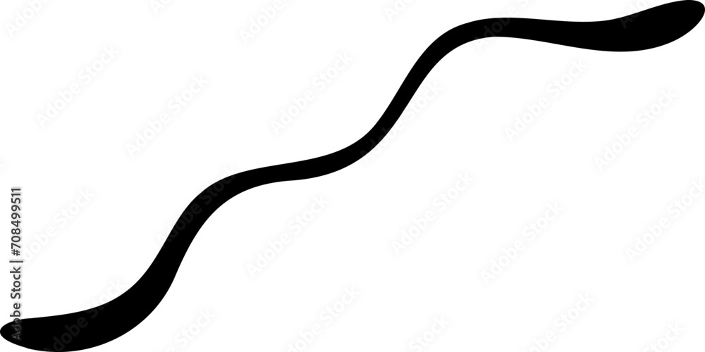 Fototapeta premium Fluid shape vector illustration. Liquid pattern silhouette design element