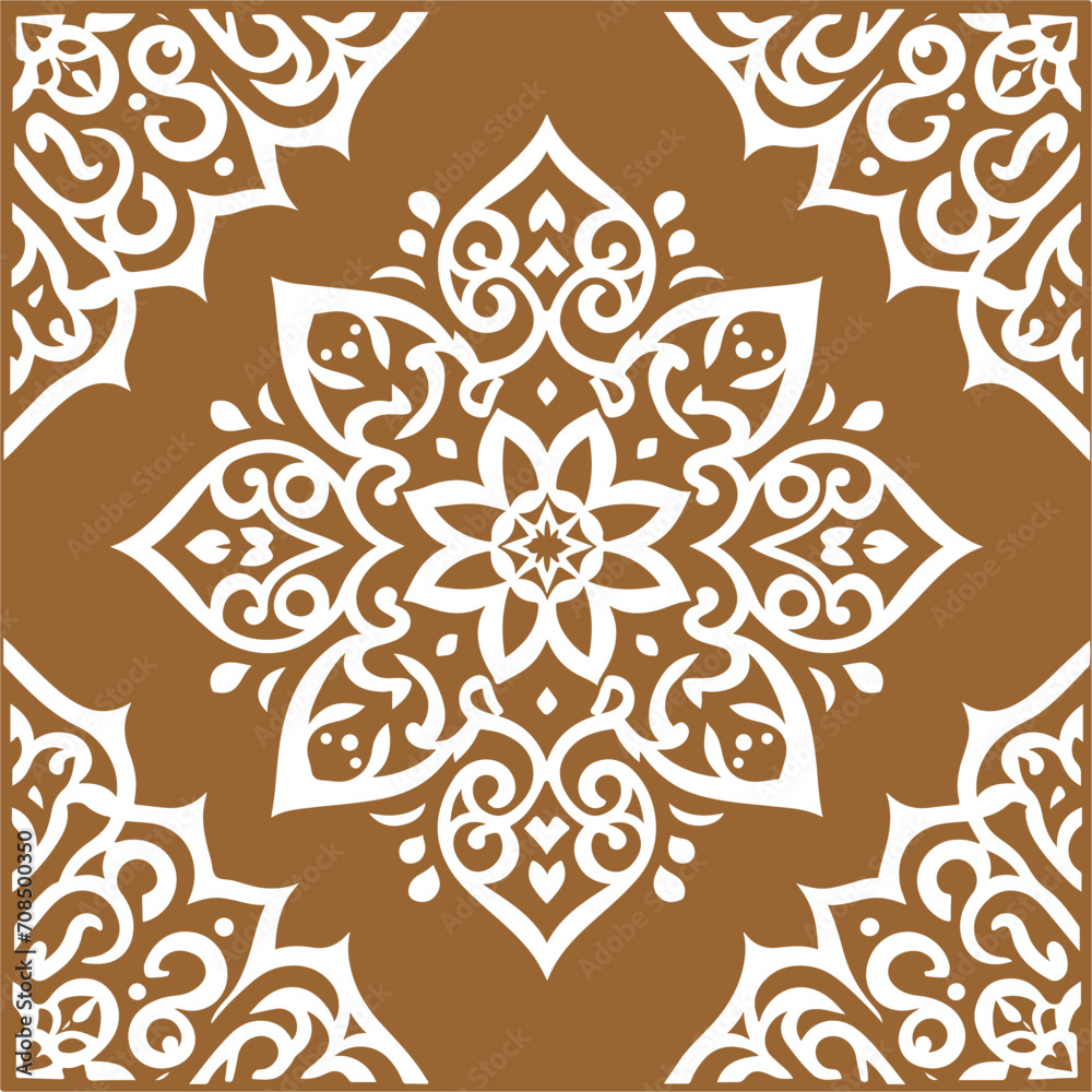 Islamic geometric Ornament Graphic assets vector