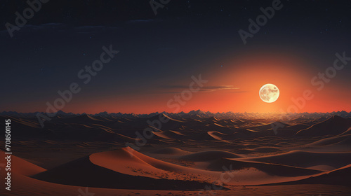 Cold desert night