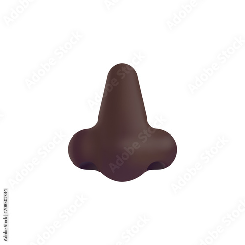Nose : Dark Skin Tone