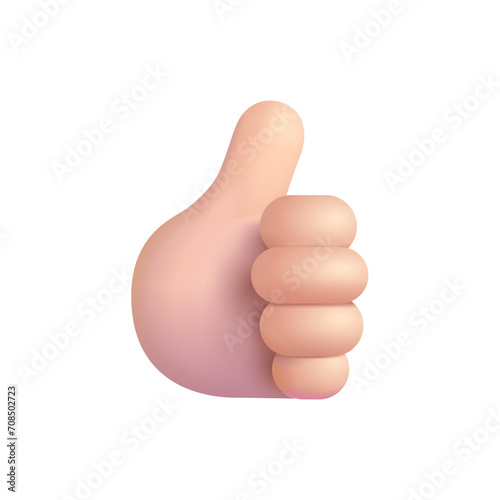 Thumbs Up: Light Skin Tone