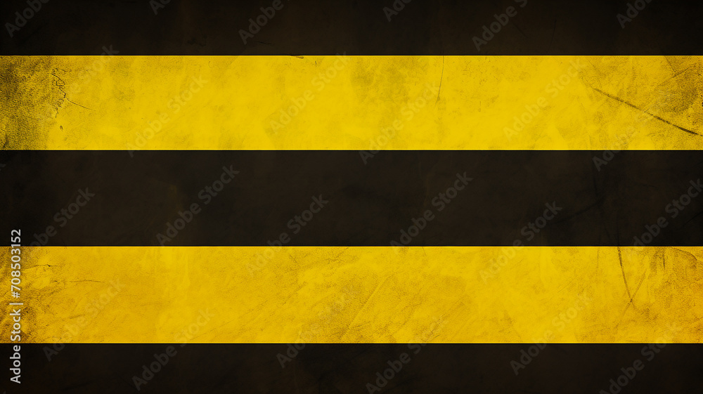 Yellow Black Stripes.Banner background of yellow Yellow Black Stripes.Banner background of yellow