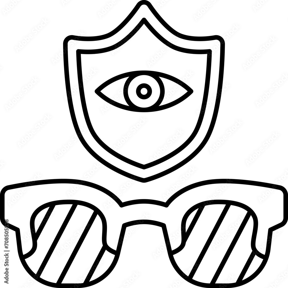 Obraz premium vision icon