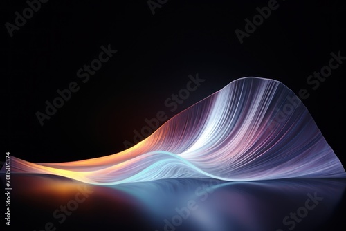 Abstract Colorful waves background for design and presentation