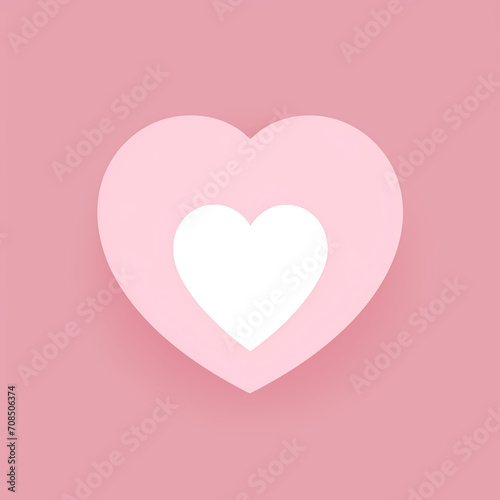 valentines day frames of love made of hearts , pastel colors 