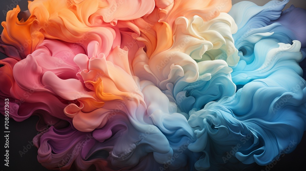 An abstract cloud paint texture .