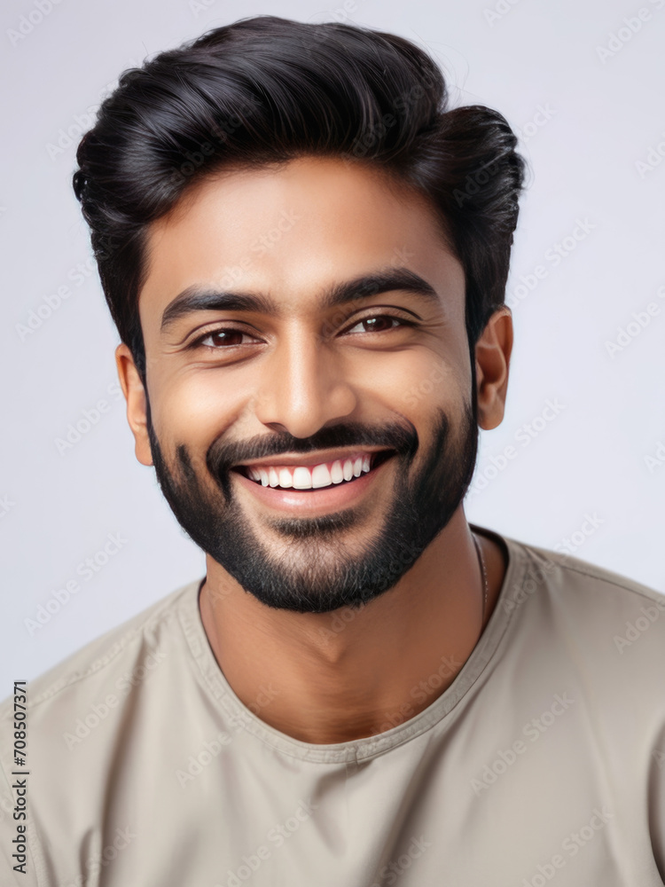 Indian man smiling Photo, Generated Ai Indian man smiling Photo, Generated Ai
