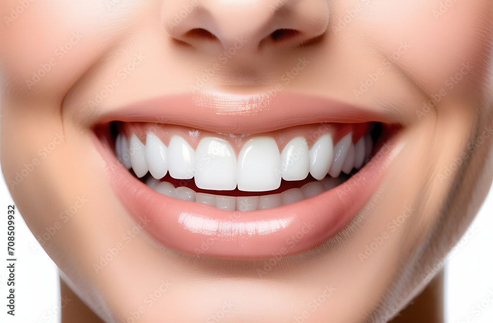 close up of a mouth with a smile. close up of a mouth with a smile.