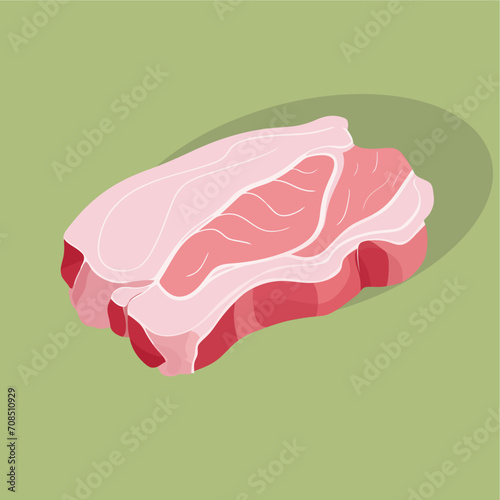 Pork Meat Vector