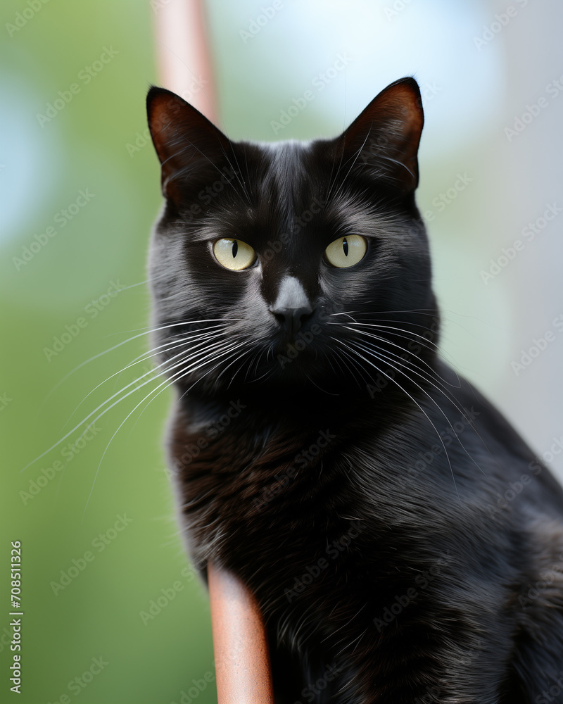 portrait of a black cat closeup clear eyes portrait of a black cat closeup clear eyes