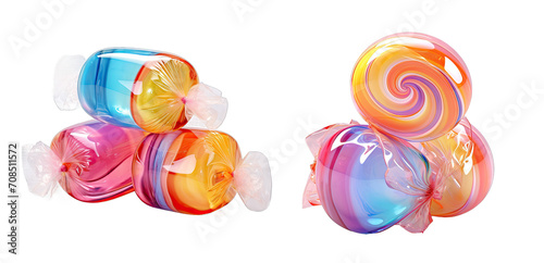 3d candy soft smooth lighting