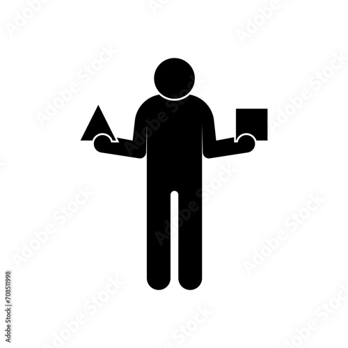 Comparison Icon. Contrast, Different  Symbol.