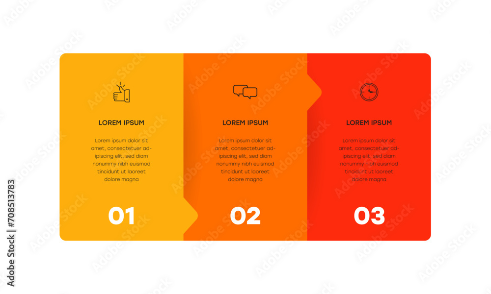 Vetor de Infographic. Vector Infographic design template with icons and ...