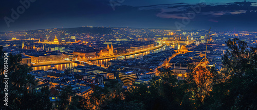 Vienna City Beautiful Panorama view © Mishi