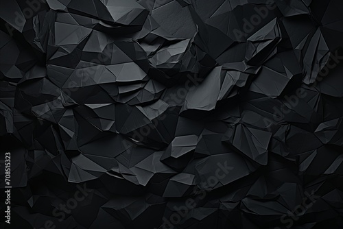 Dark Crumpled Paper Texture Background with Unique Low Light Effects for Creative Graphic Designers