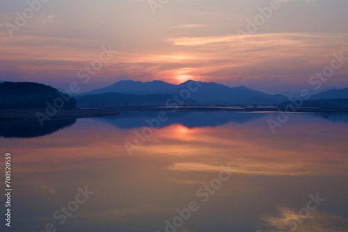 Sunset Majesty over Nakdong River