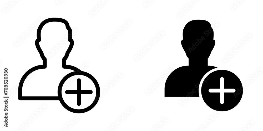 Account User icon in trendy flat style isolated Account User icon in trendy flat style isolated