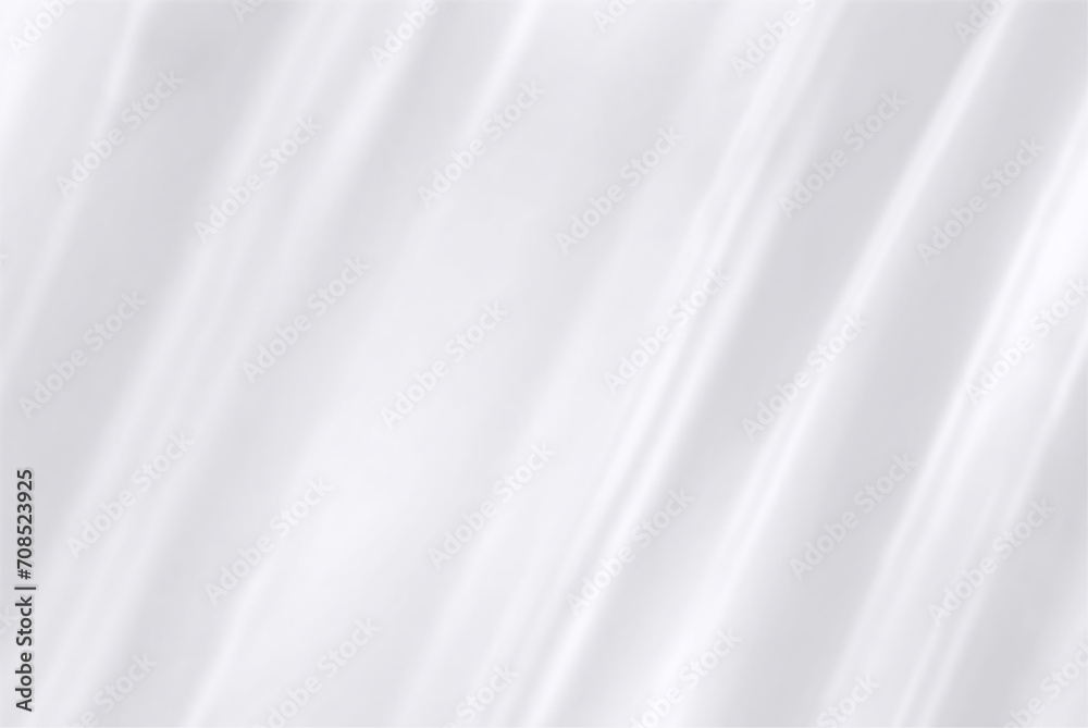 Fototapeta premium White abstract background. Silver effect texture. Light gray colour textur. Grey platinum pattern. Modern backdrop. Gradient delicate surface print. Design bg for business prints. Vector illustration