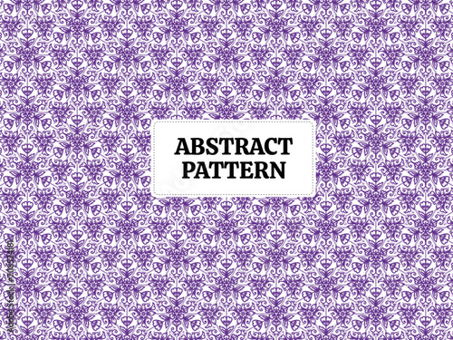 pattern tile abstract fabric ornamental handrawn colors purple