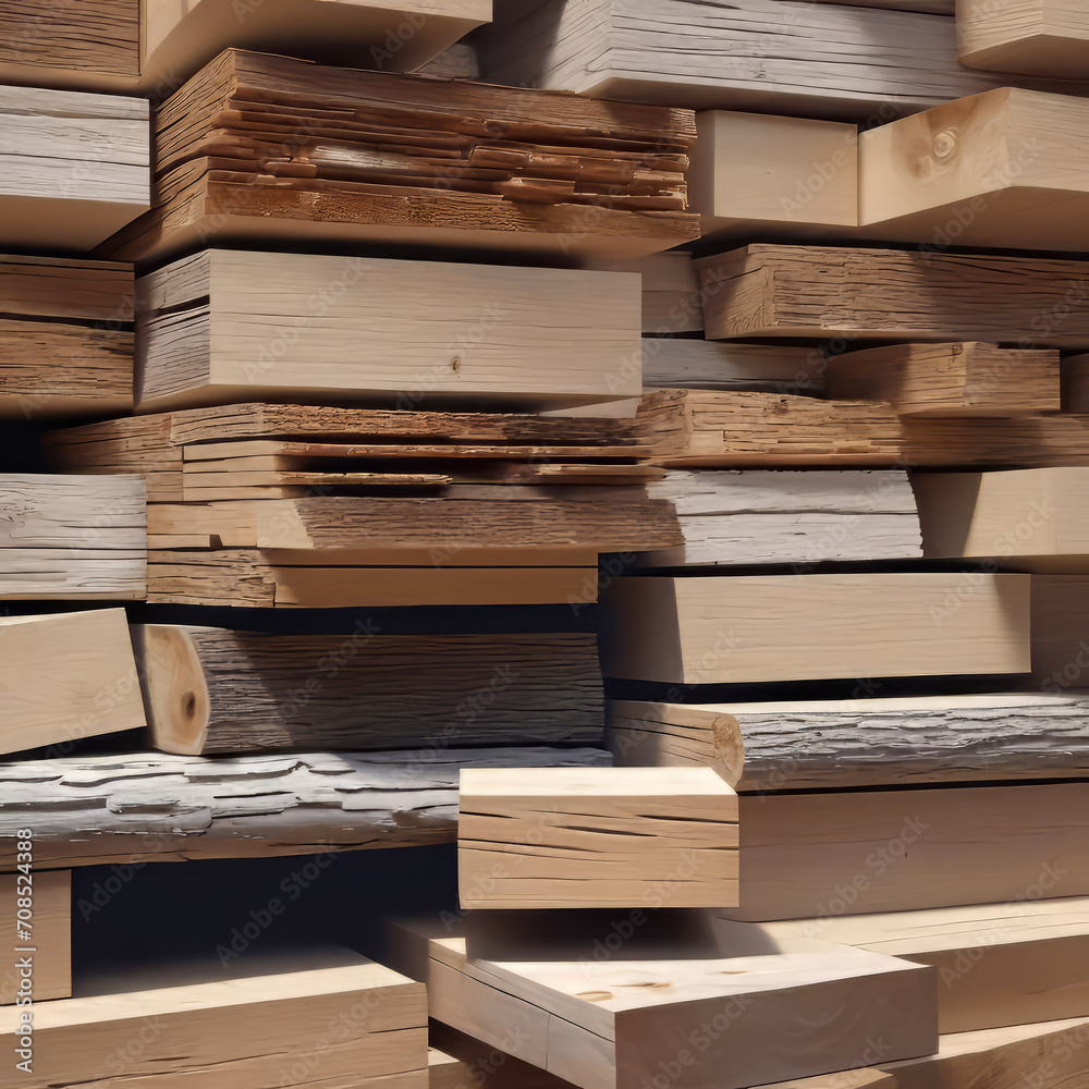 texture of rough-hewn wood folded into a wall, wood background design, sale of valuable wood, texture of rough-hewn wood folded into a wall, wood background design, sale of valuable wood,