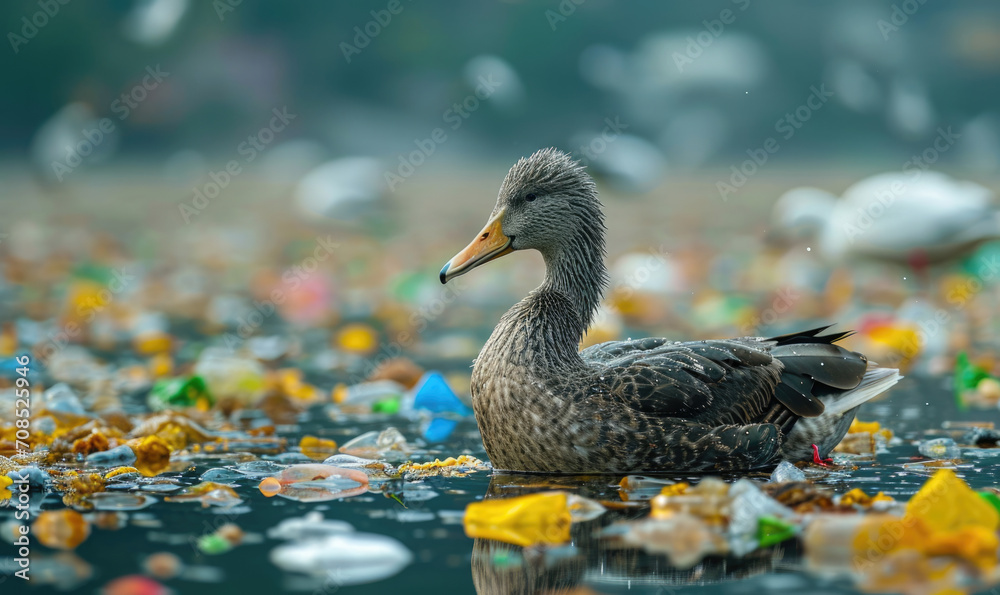 Foto de Effects of plastic pollution and global warming on animals in ...
