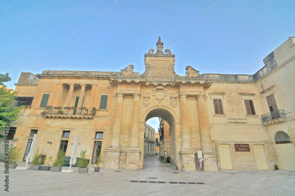 Porta San Biagio in old city of Lecce
