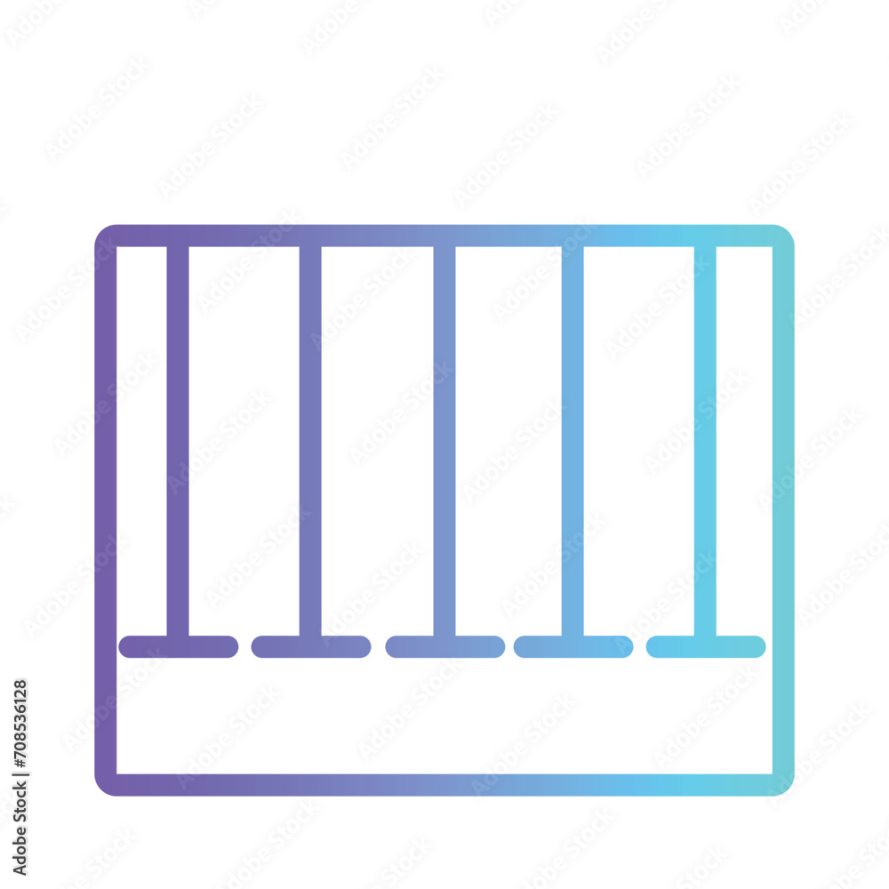 Sport Pool Arena Gradient Outline Icon Sport Pool Arena Gradient Outline Icon