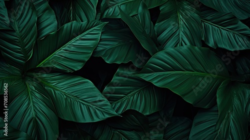 Wallpaper with a tropical leave