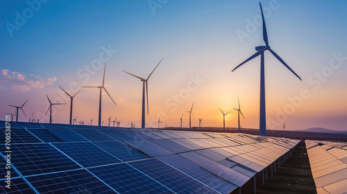 Winds of Change: Solar & Wind Powering an ESG-Driven Future (Net Zero & Climate Action) photo