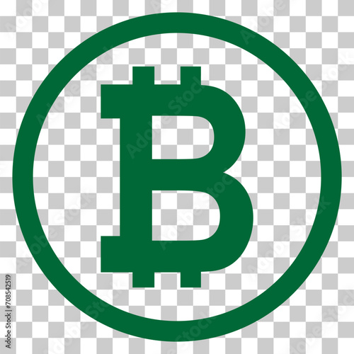 Bitcoin web coin, internet electronic crypto design symbol, digital pay vector illustration
