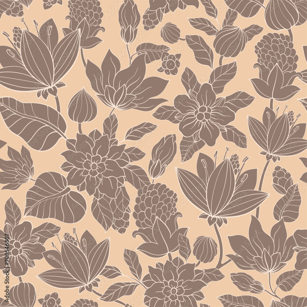 . A lot of different flowers. . A lot of different flowers.