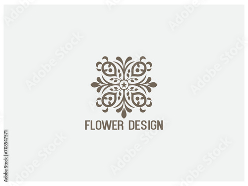 premium flower logo design vector, vector and illustration,