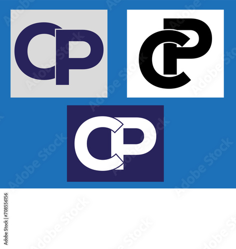 NEW BEST cp creative initial latter logo.cp abstract.cp latter vector Design.cp Monogram logo design .