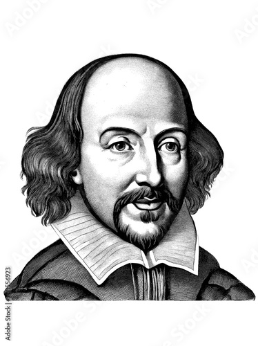 Portrait of William Shakespeare, generative AI 