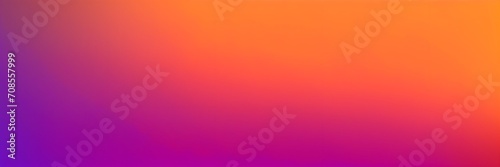 Orange and purple gradient backdrop banner. Abstract colorful background. photo