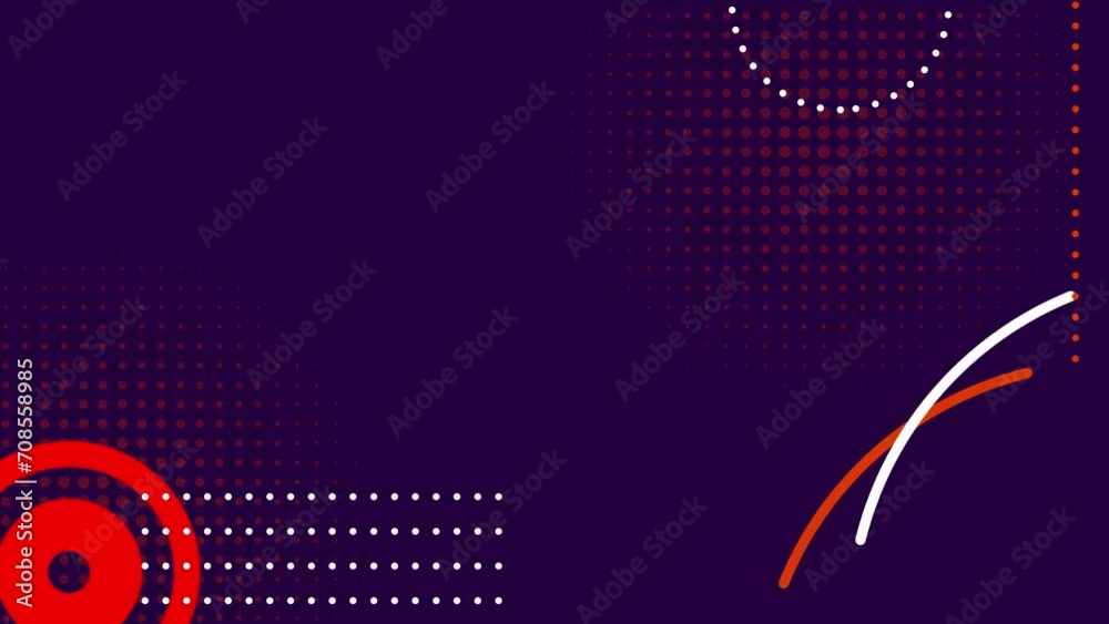 Looping Purple Background Outro Animation