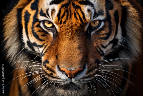 Tiger animal face © Sawai Thong