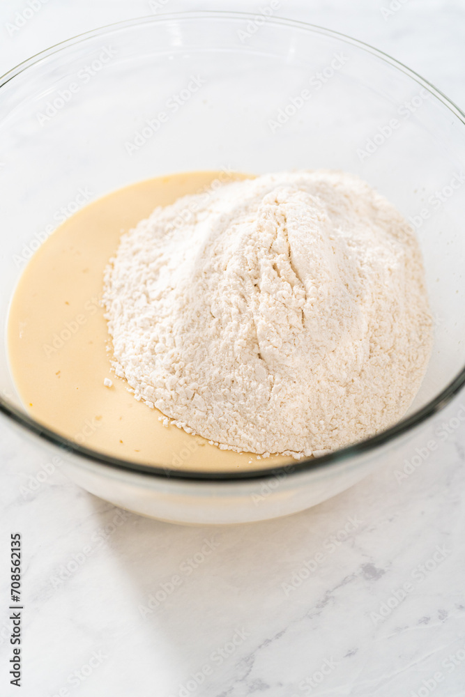 Eggnog pancakes Eggnog pancakes