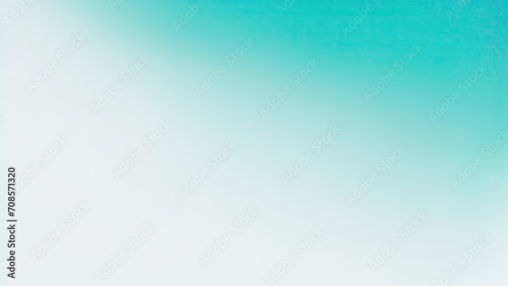Obraz premium White Teal blue grainy color gradient glowing noise texture background