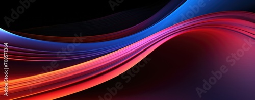 3D Modern Abstract Design Shiny skin glass wave future