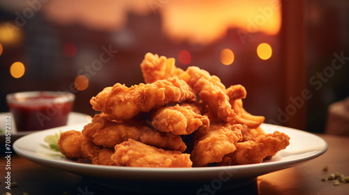 perfect view close up crispy chicken tenders
