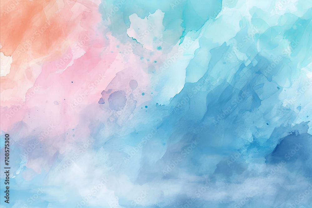 Abstract watercolor background with a dreamy mix of pastels and fluid patterns Abstract watercolor background with a dreamy mix of pastels and fluid patterns
