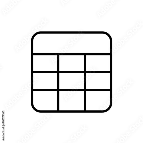 tablet line icon