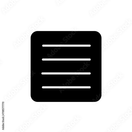 justify glyph icon