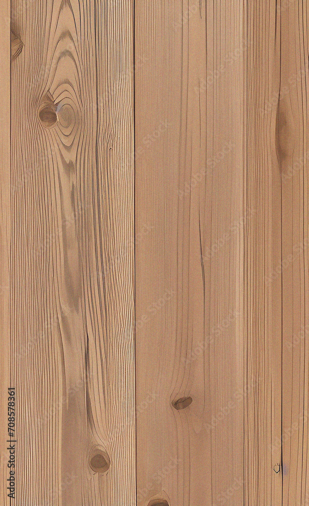 Fototapeta premium Brown Wooden Background. Textured surface with copy space. Minimalist backdrop. Empty wood, template design