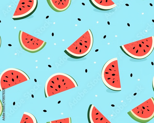 Abstract Seamless Pattern with Watercolor Background photo